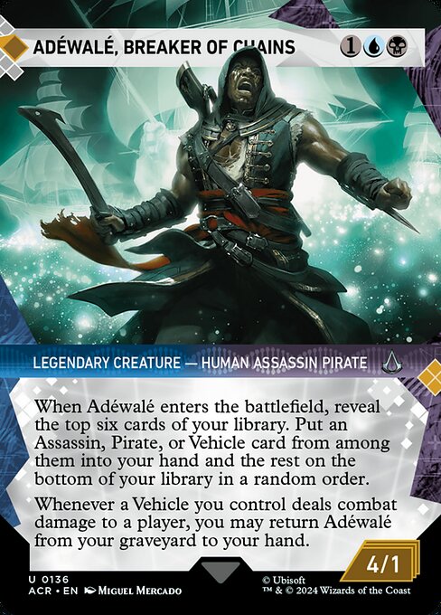 Assassin's Creed - 136 - Adéwalé, Breaker of Chains - Uncommon - UB - Foil