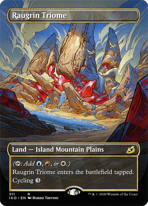 Ikoria: Lair of Behemoths - 311 - Raugrin Triome - Rare - C - Non-foil