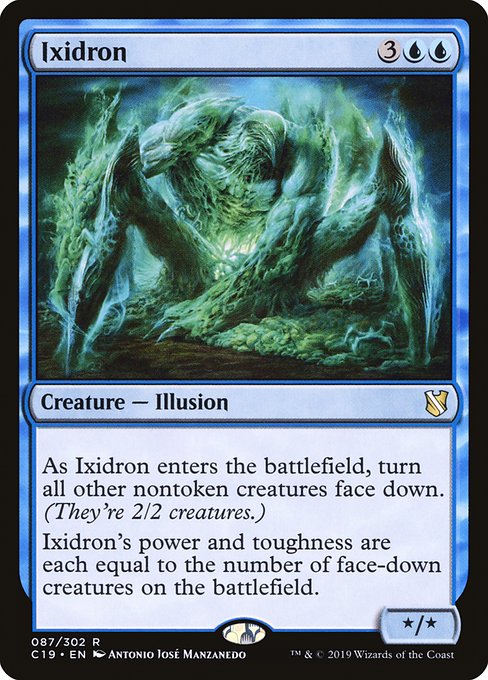 Commander 2019 - 87 - Ixidron - Rare - U - Non-foil