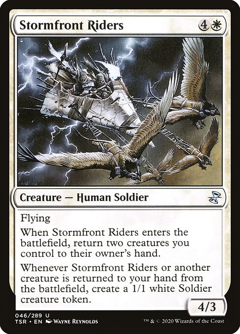 Time Spiral Remastered - 46 - Stormfront Riders - Uncommon - W - Non-foil