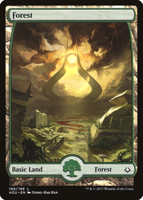 Hour of Devastation - 189 - Forest - Common - C - Non-foil