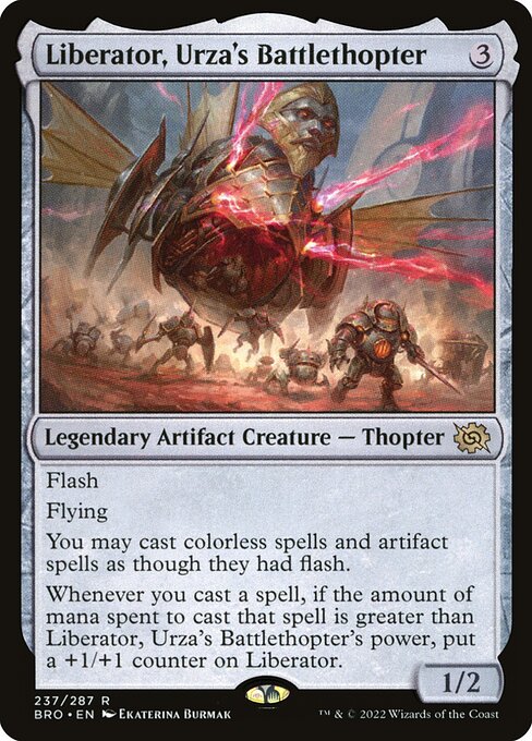 The Brothers' War - 237 - Liberator, Urza's Battlethopter - Rare - C - Non-foil