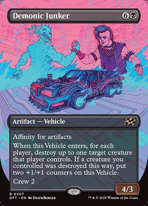 Aetherdrift - 307 - Demonic Junker - Rare - B - Non-foil