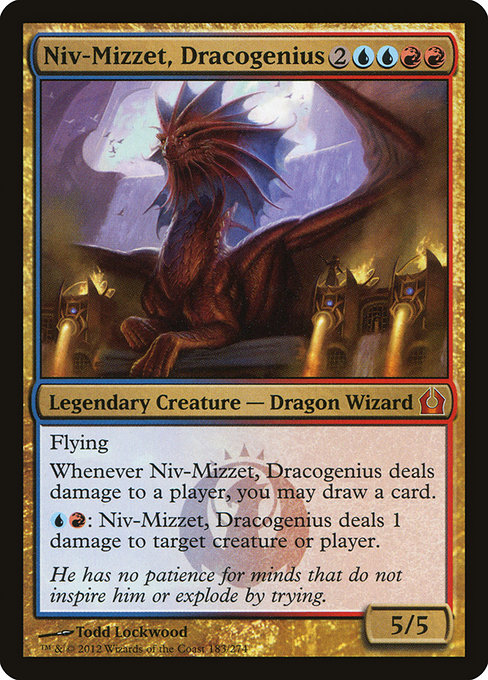 Return to Ravnica - 183 - Niv-Mizzet, Dracogenius - Mythic - UR - Non-foil