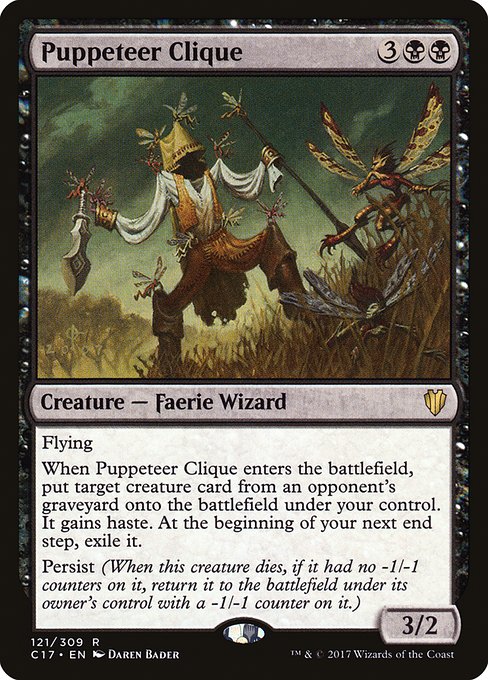 Commander 2017 - 121 - Puppeteer Clique - Rare - B - Non-foil