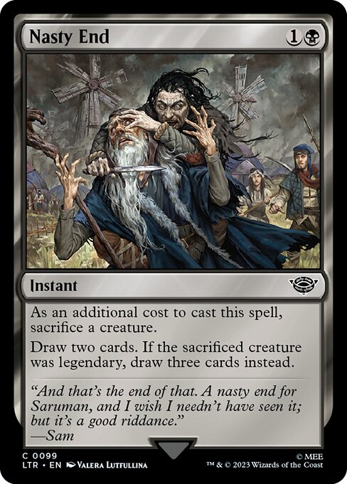 The Lord of the Rings: Tales of Middle-earth - 99 - Nasty End - Common - B - Non-foil