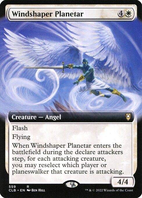 Commander Legends: Battle for Baldur's Gate - 559 - Windshaper Planetar - Rare - W - Foil
