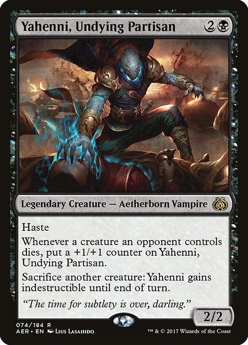 Aether Revolt - 74 - Yahenni, Undying Partisan - Rare - B - Non-foil