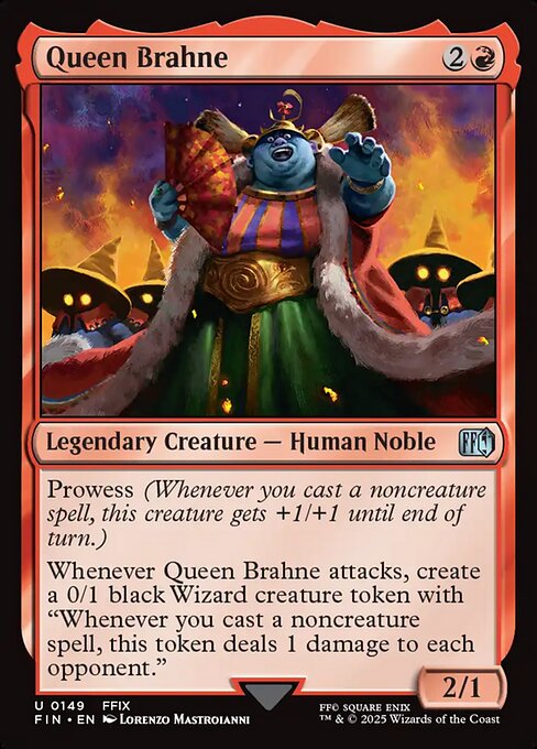 Final Fantasy - 149 - Queen Brahne - Uncommon - R - Foil