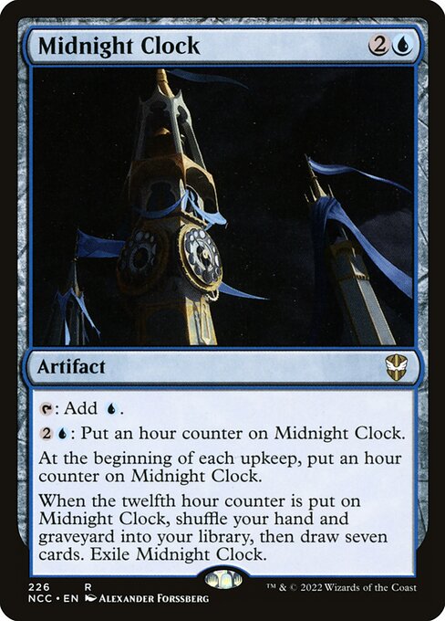 New Capenna Commander - 226 - Midnight Clock - Rare - U - Non-foil