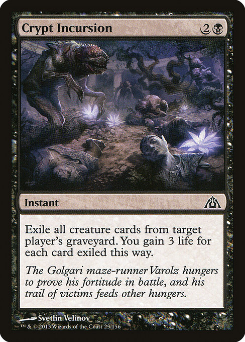 Dragon's Maze - 23 - Crypt Incursion - Common - B - Non-foil