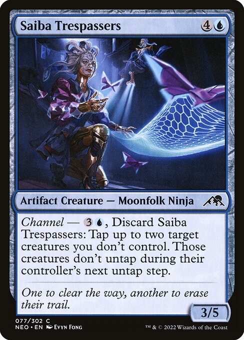 Kamigawa: Neon Dynasty - 77 - Saiba Trespassers - Common - U - Non-foil