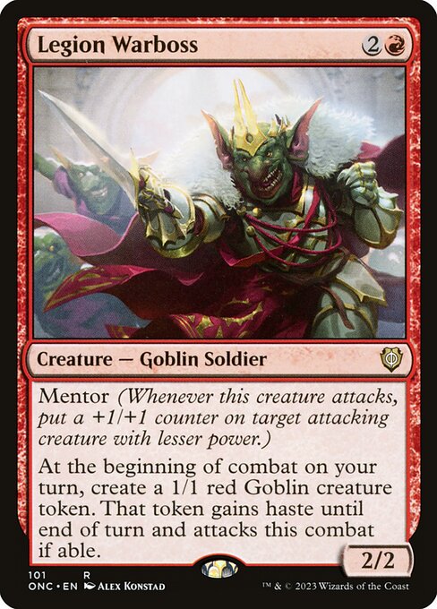 Phyrexia: All Will Be One Commander - 101 - Legion Warboss - Rare - R - Non-foil