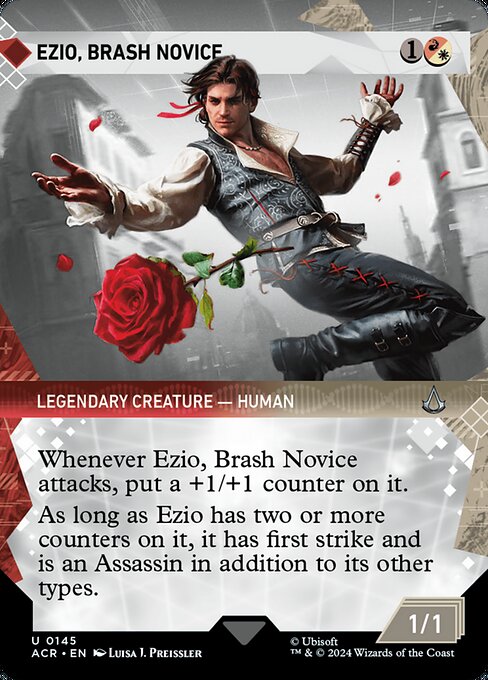Assassin's Creed - 145 - Ezio, Brash Novice - Uncommon - WR - Foil