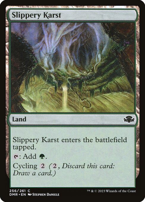 Dominaria Remastered - 256 - Slippery Karst - Common - C - Non-foil