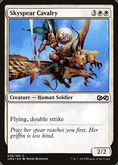 Ultimate Masters - 36 - Skyspear Cavalry - Common - W - Foil