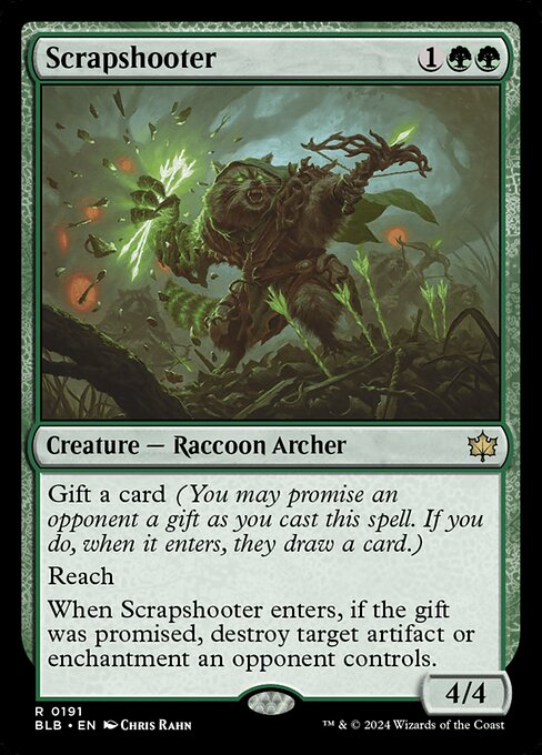 Bloomburrow - 191 - Scrapshooter - Rare - G - Non-foil