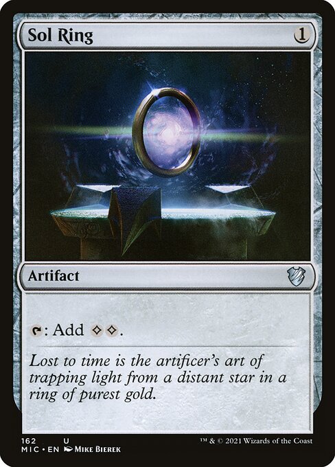 Midnight Hunt Commander - 162 - Sol Ring - Uncommon - C - Non-foil