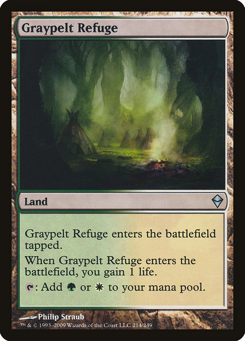 Zendikar - 214 - Graypelt Refuge - Uncommon - C - Non-foil