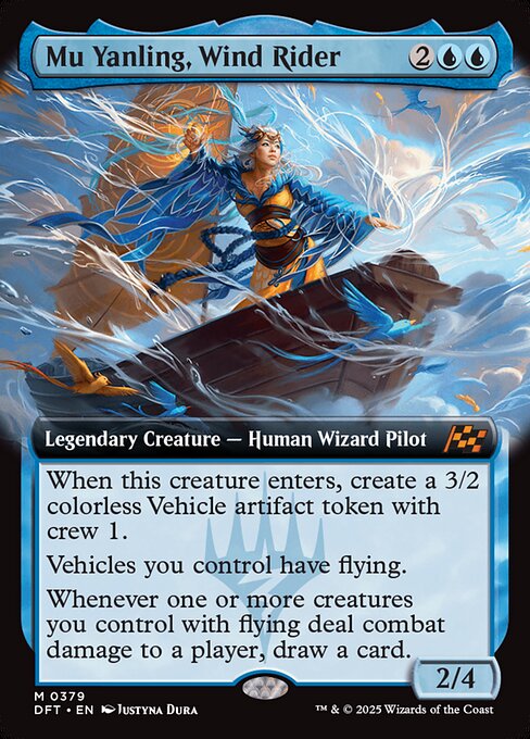 Aetherdrift - 379 - Mu Yanling, Wind Rider - Mythic - U - Non-foil