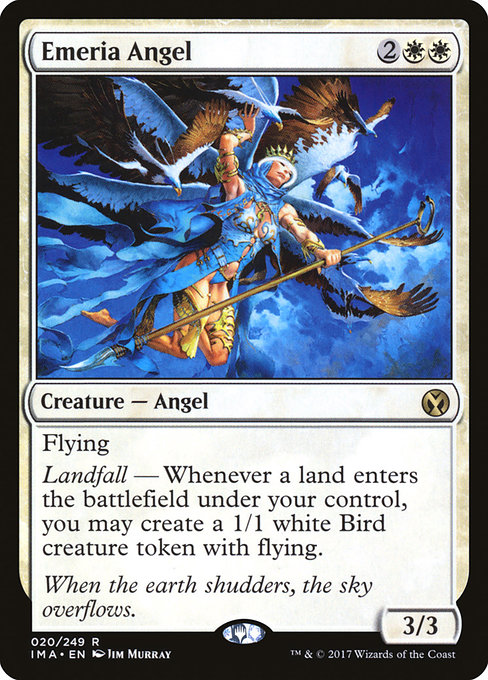 Iconic Masters - 20 - Emeria Angel - Rare - W - Non-foil