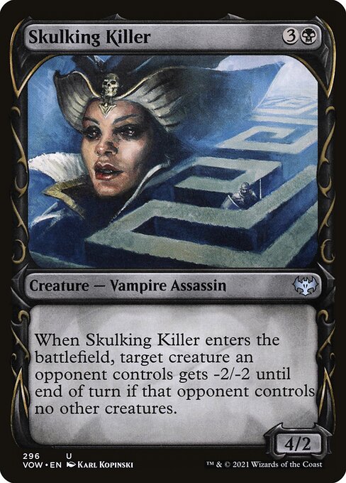 Innistrad: Crimson Vow - 296 - Skulking Killer - Uncommon - B - Non-foil