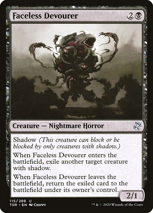 Time Spiral Remastered - 115 - Faceless Devourer - Uncommon - B - Non-foil