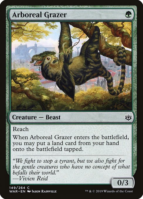 War of the Spark - 149 - Arboreal Grazer - Common - G - Non-foil