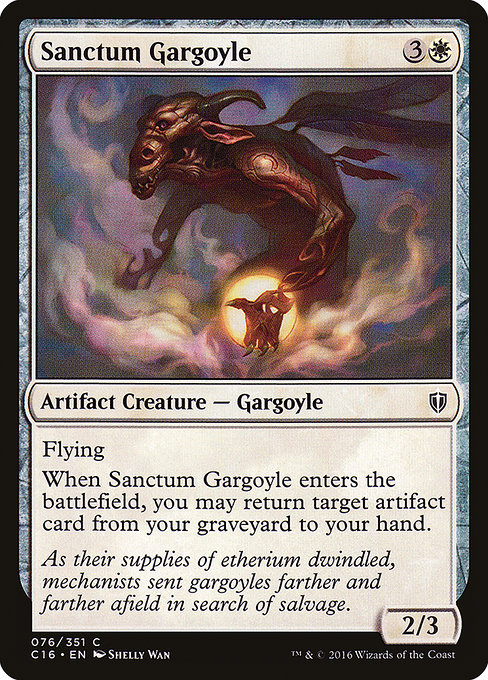 Commander 2016 - 76 - Sanctum Gargoyle - Common - W - Non-foil