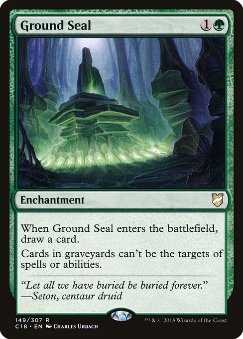 Commander 2018 - 149 - Ground Seal - Rare - G - Non-foil