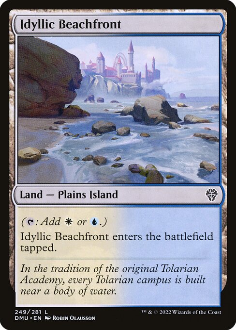 Dominaria United - 249 - Idyllic Beachfront - Common - C - Non-foil