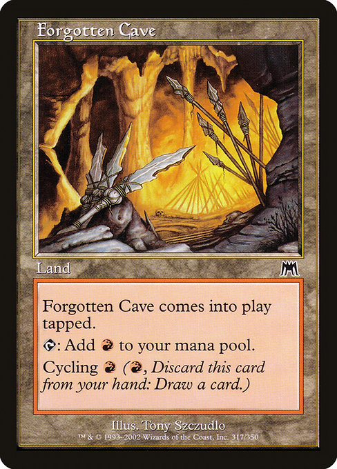 Onslaught - 317 - Forgotten Cave - Common - C - Non-foil
