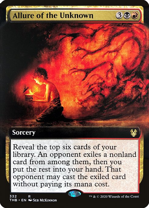 Theros Beyond Death - 332 - Allure of the Unknown - Rare - BR - Non-foil