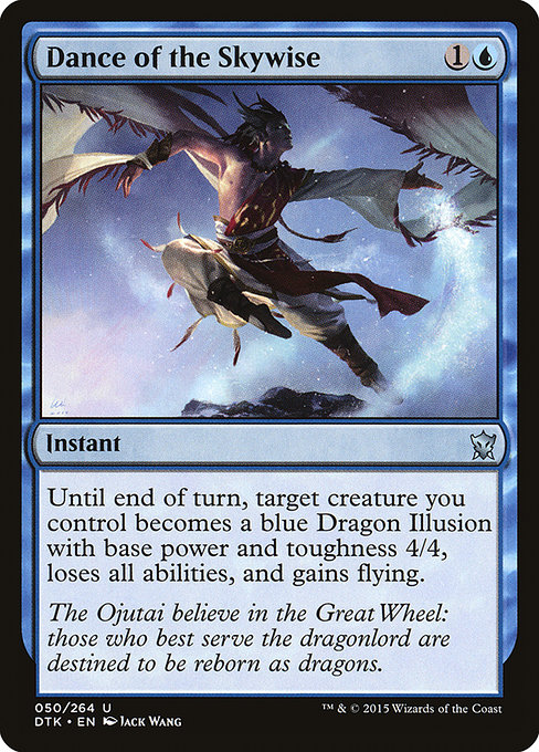 Dragons of Tarkir - 50 - Dance of the Skywise - Uncommon - U - Non-foil