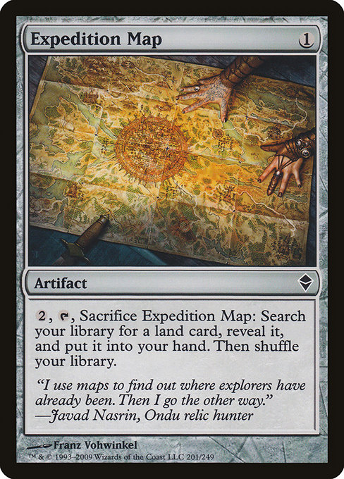 Zendikar - 201 - Expedition Map - Common - C - Non-foil