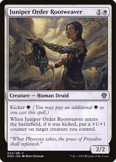 Dominaria United - 22 - Juniper Order Rootweaver - Common - W - Non-foil
