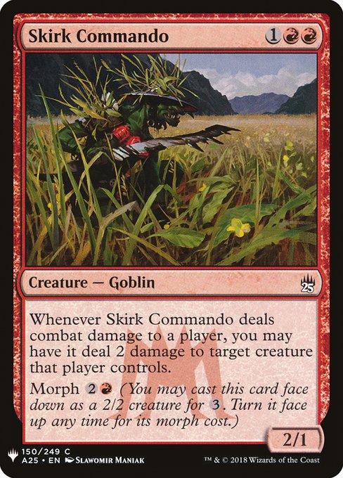 The List - A25-150 - Skirk Commando - Common - R - Non-foil