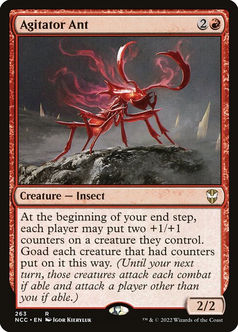 New Capenna Commander - 263 - Agitator Ant - Rare - R - Non-foil