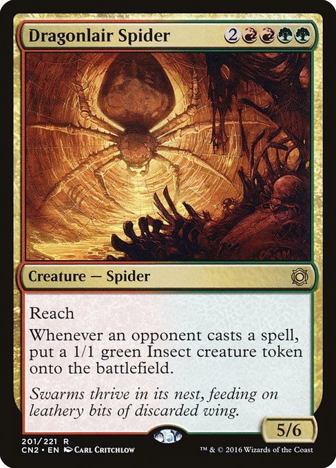 Conspiracy: Take the Crown - 201 - Dragonlair Spider - Rare - RG - Non-foil