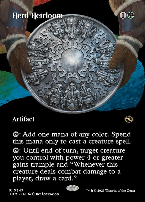Tarkir: Dragonstorm - 347 - Herd Heirloom - Rare - G - Non-foil