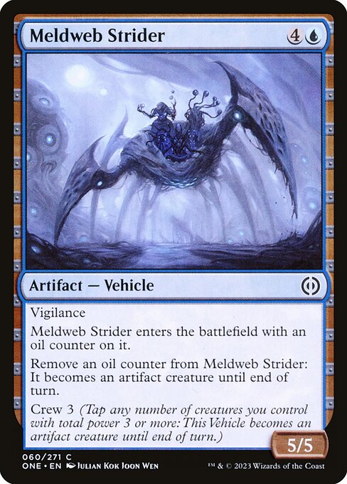 Phyrexia: All Will Be One - 60 - Meldweb Strider - Common - U - Foil
