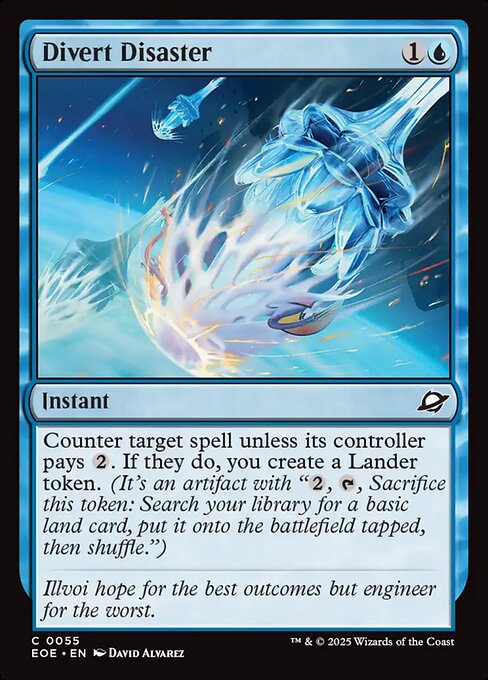 Edge of Eternities - 55 - Divert Disaster - Common - U - Foil