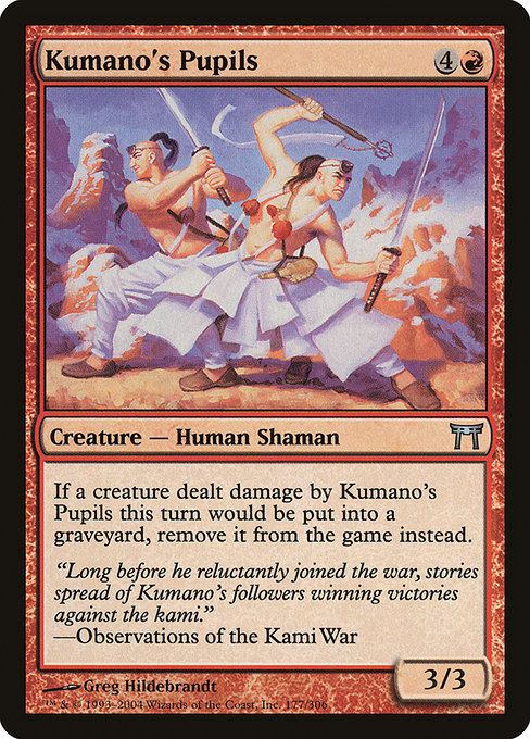 Champions of Kamigawa - 177 - Kumano's Pupils - Uncommon - R - Non-foil