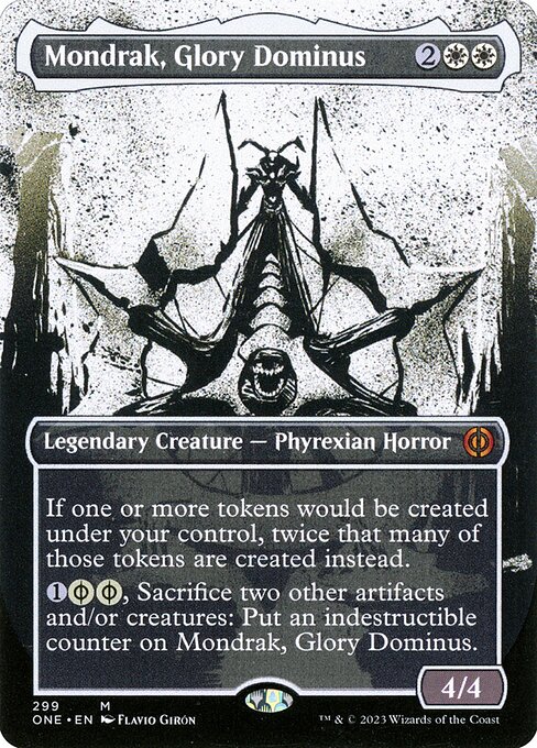 Phyrexia: All Will Be One - 299 - Mondrak, Glory Dominus - Mythic - W - Non-foil