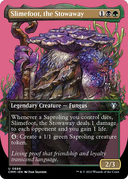 Commander Masters - 686 - Slimefoot, the Stowaway - Uncommon - BG - Non-foil
