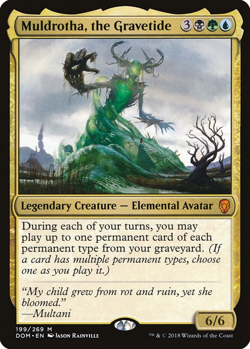 Dominaria - 199 - Muldrotha, the Gravetide - Mythic - Multi - Non-foil