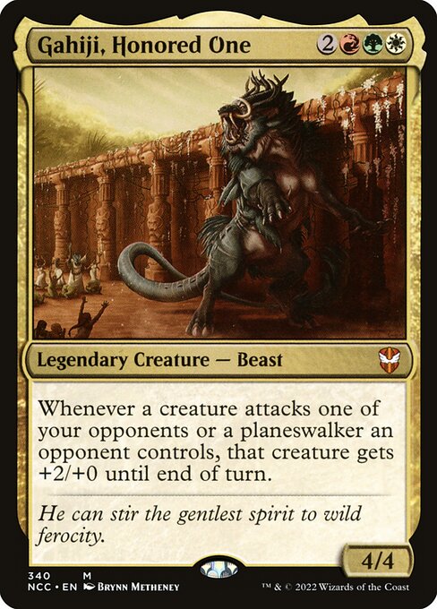 New Capenna Commander - 340 - Gahiji, Honored One - Mythic - Multi - Non-foil