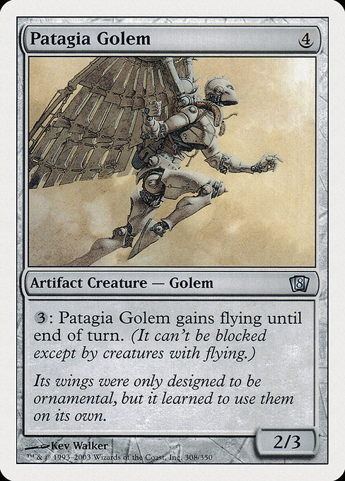 Eighth Edition - 308 - Patagia Golem - Uncommon - C - Non-foil