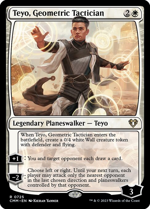 Commander Masters - 725 - Teyo, Geometric Tactician - Rare - W - Non-foil