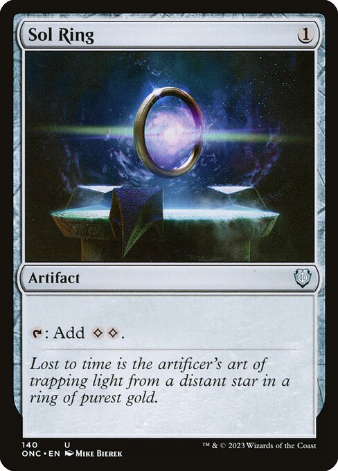 Phyrexia: All Will Be One Commander - 140 - Sol Ring - Uncommon - C - Non-foil